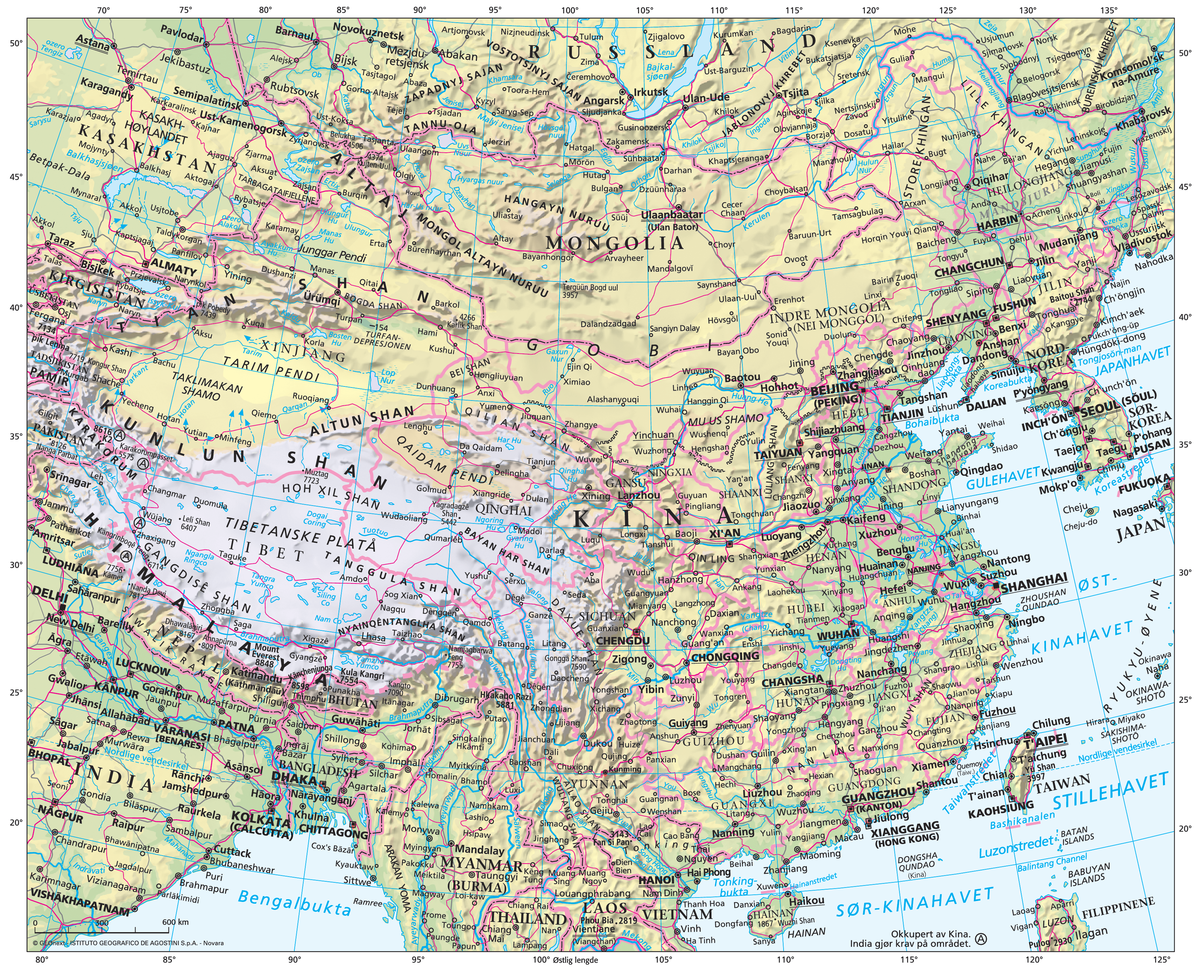 Kina (Hovedkart)