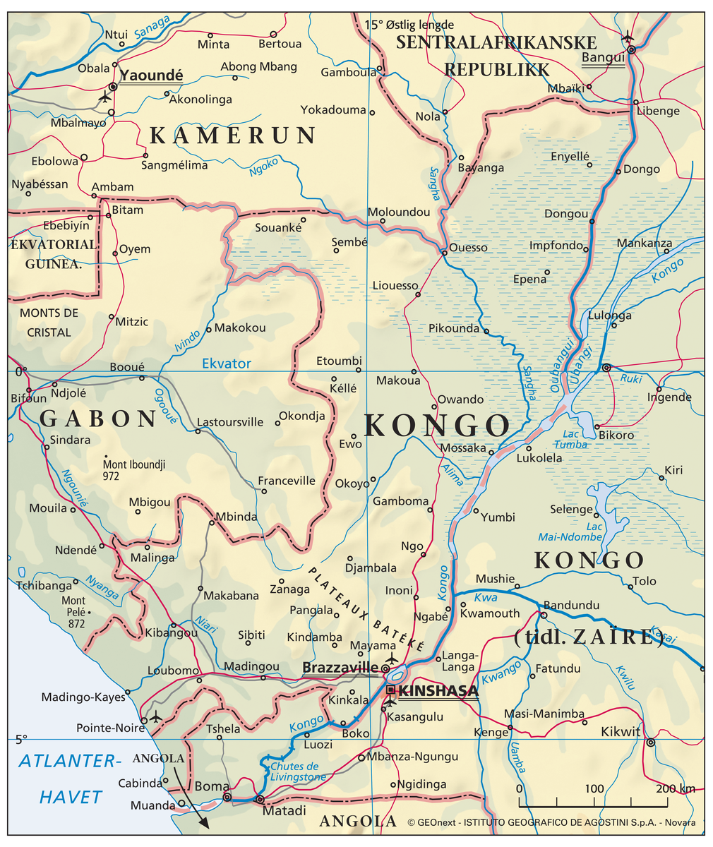 Kongo (Hovedkart)