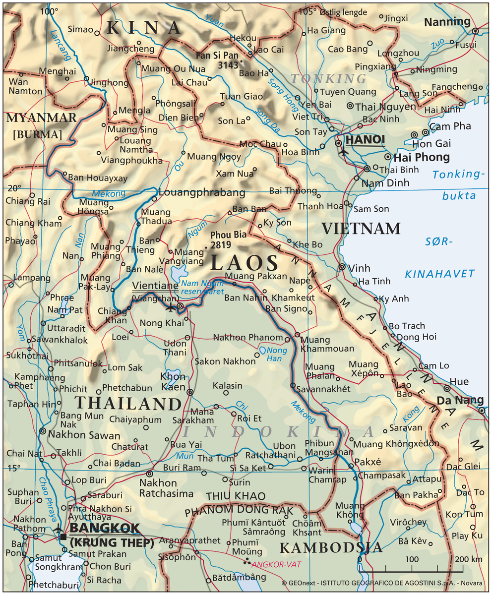 Laos (hovedkart)
