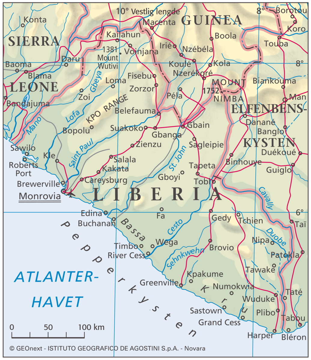 Liberia (hovedkart)