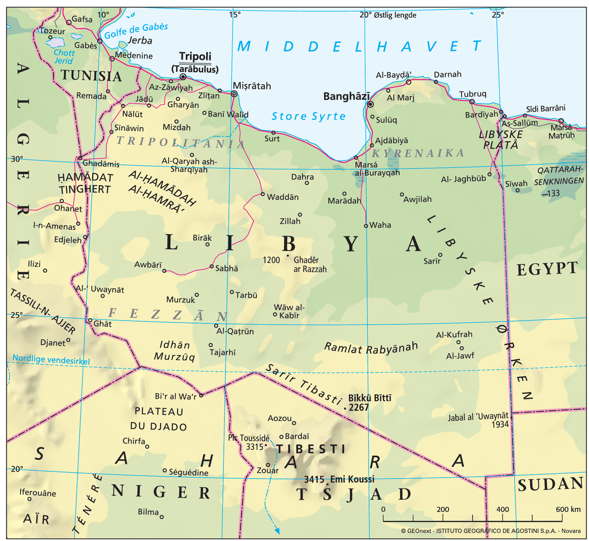 Libya (hovedkart)