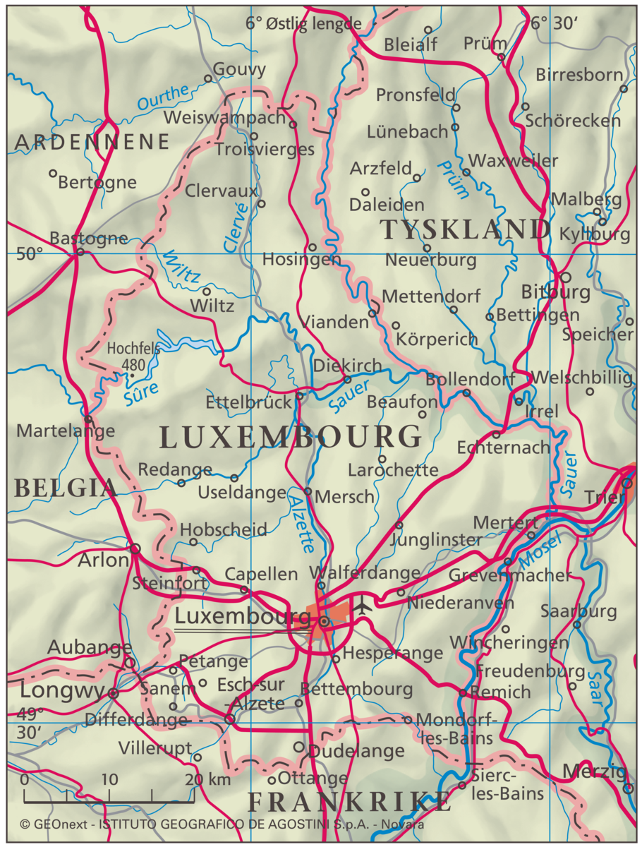 Luxembourg (hovedkart)