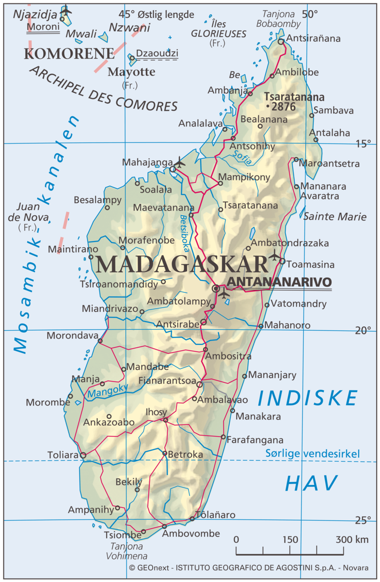 Madagaskar (hovedkart)