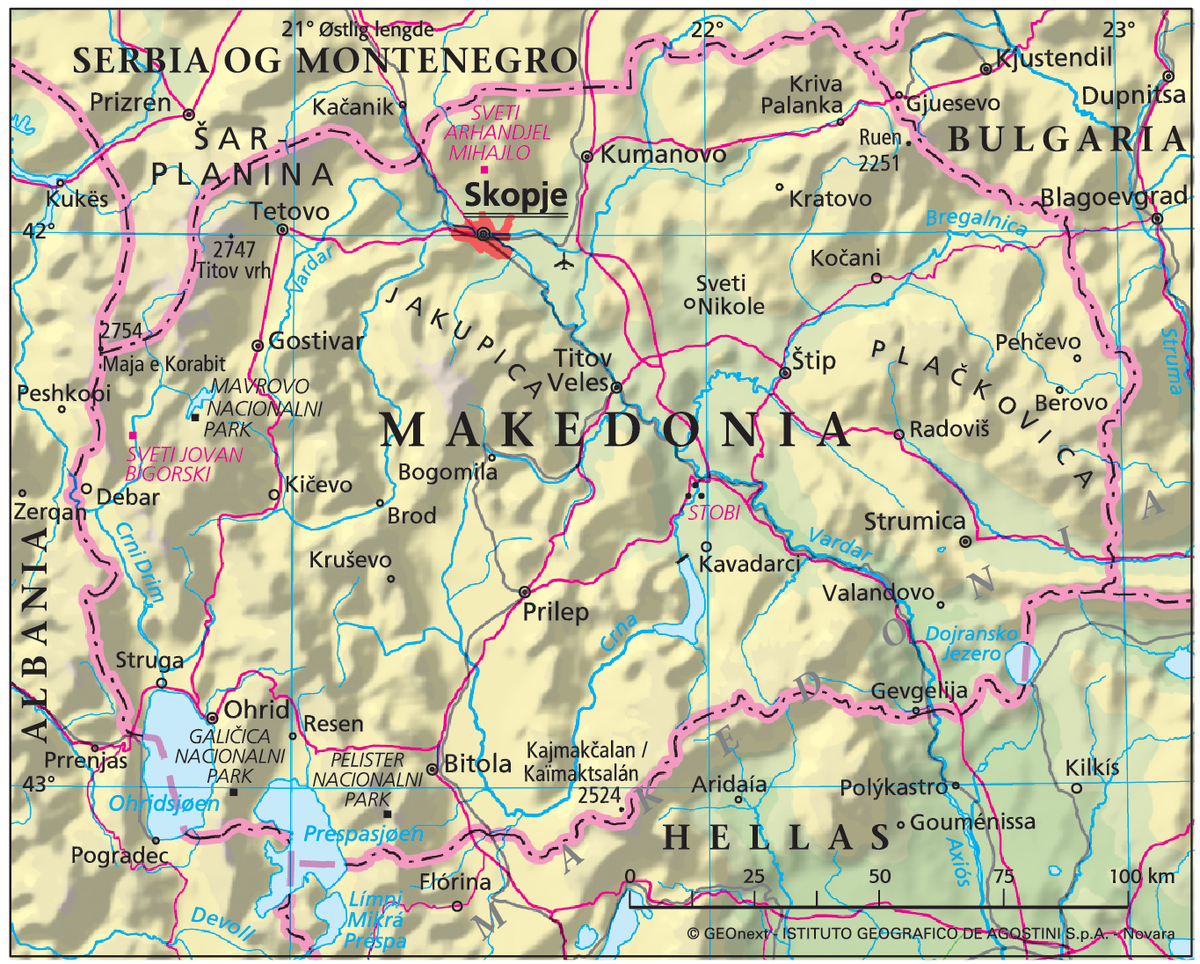 Makedonia (hovedkart)