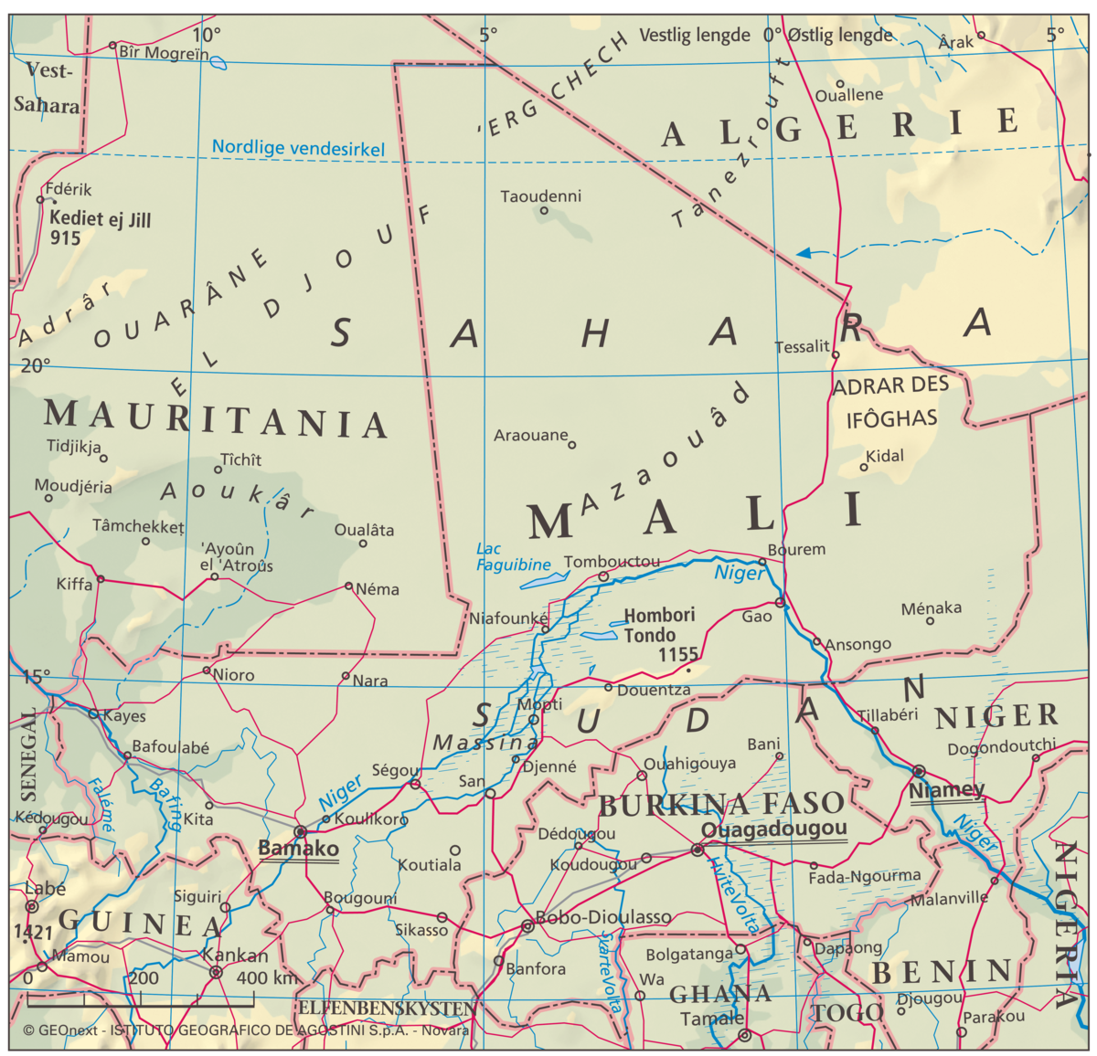 Mali (hovedkart)