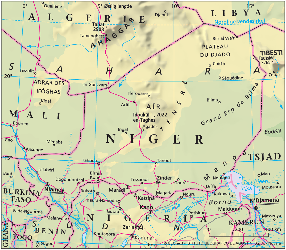 Niger (Hovedkart)