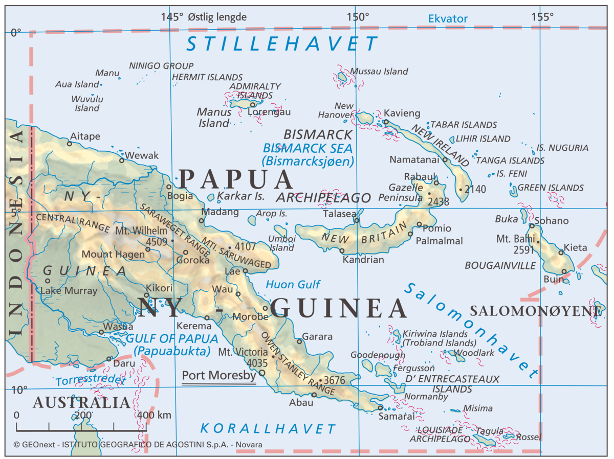 Papua Ny-Guinea (hovedkart)