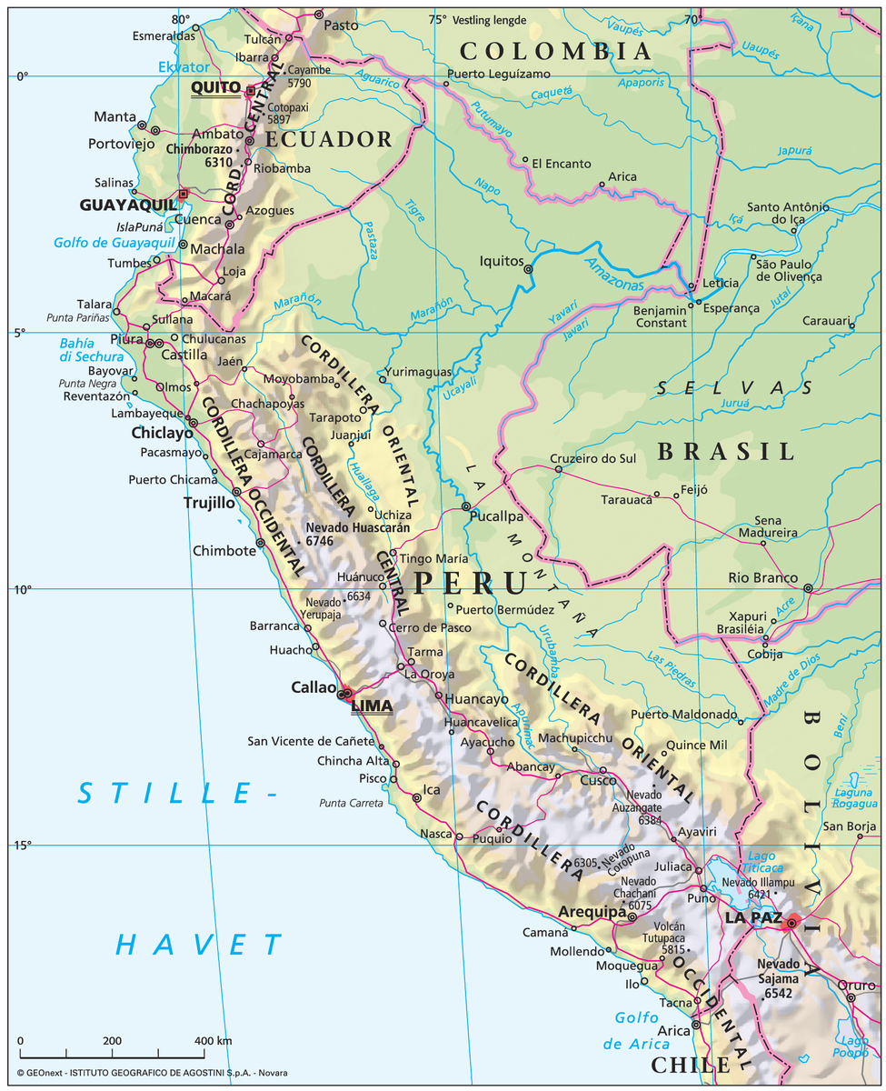 Peru (Hovedkart)