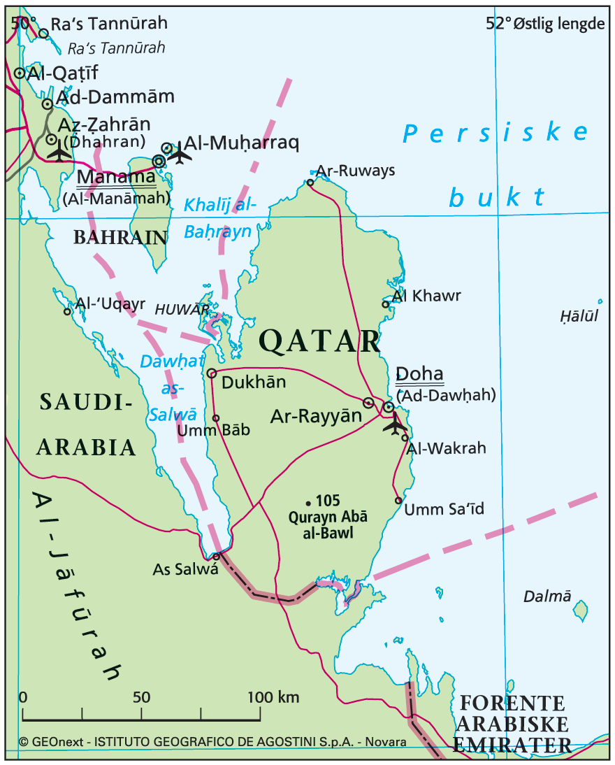 Qatar (Hovedkart)