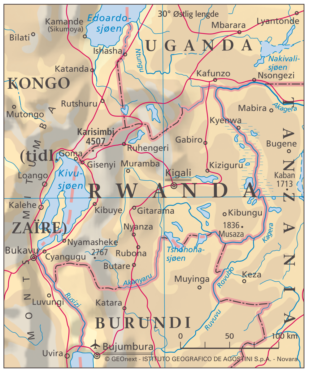 Rwanda (Hovedkart)