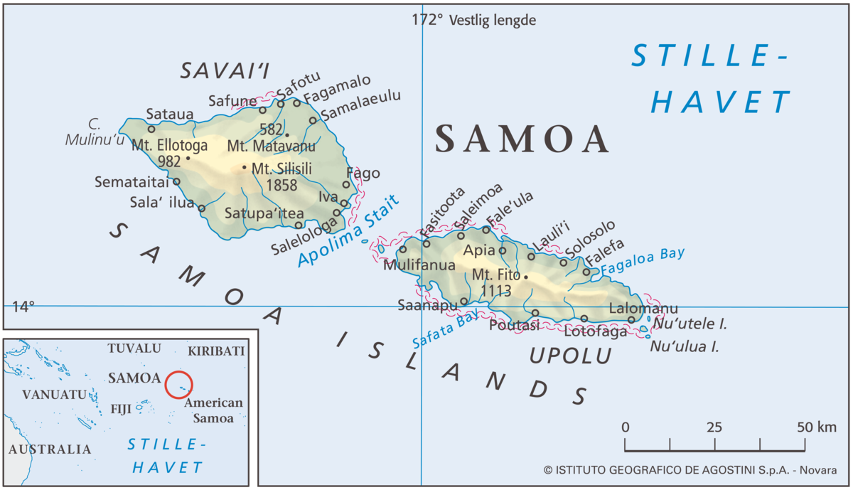 Samoa (Hovedkart)