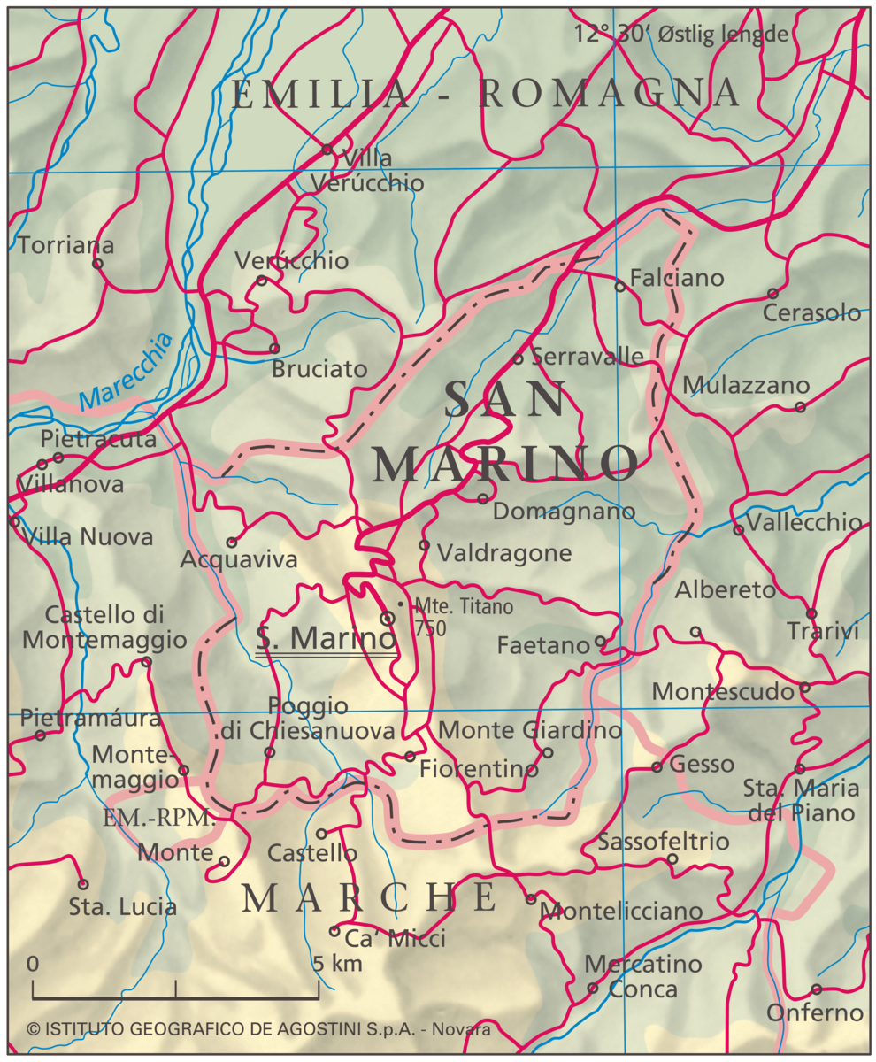 San Marino (Hovedkart)
