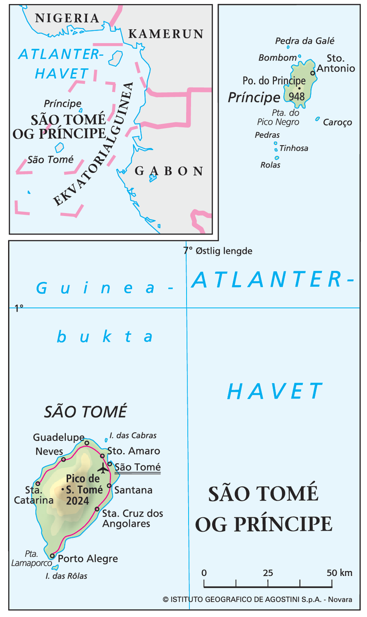 São Tomé og Príncipe (Hovedkart)