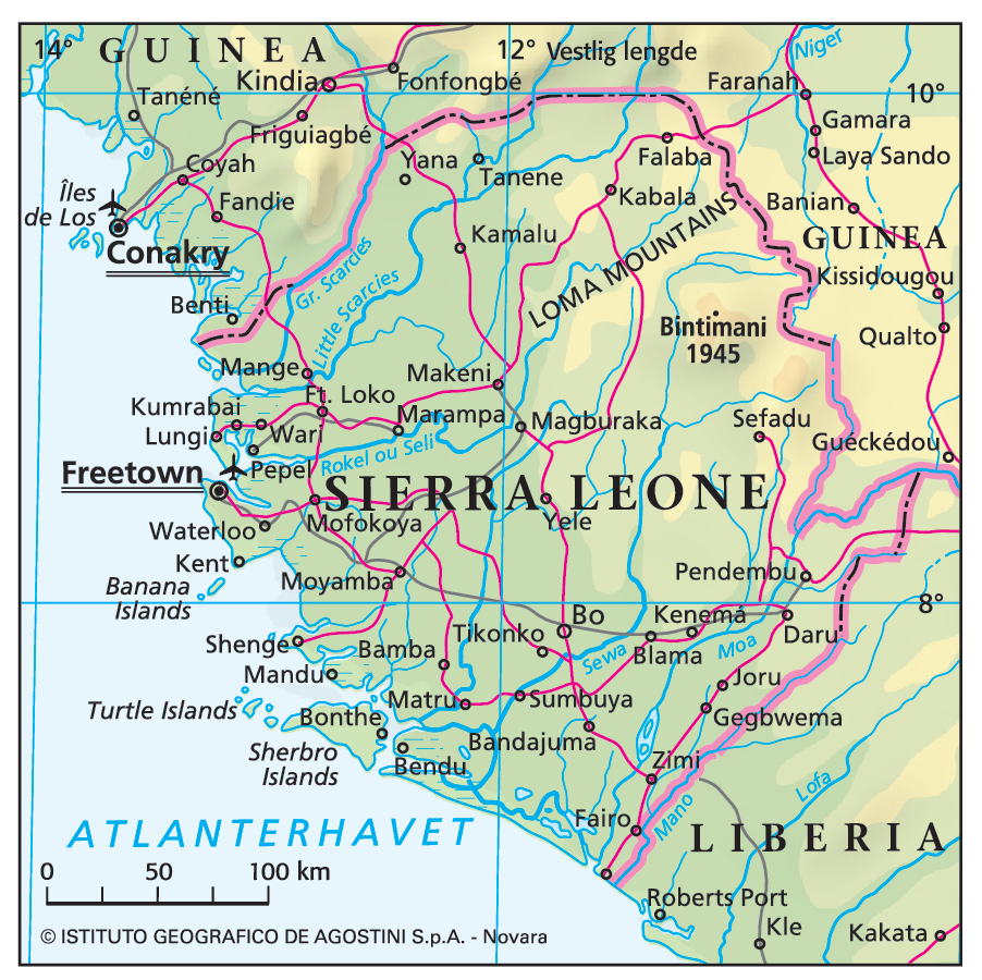 Sierra Leone (Hovedkart)