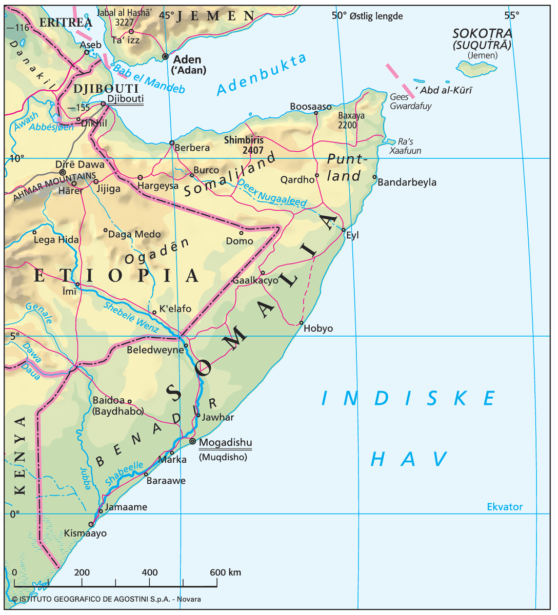 Somalia (Hovedkart)