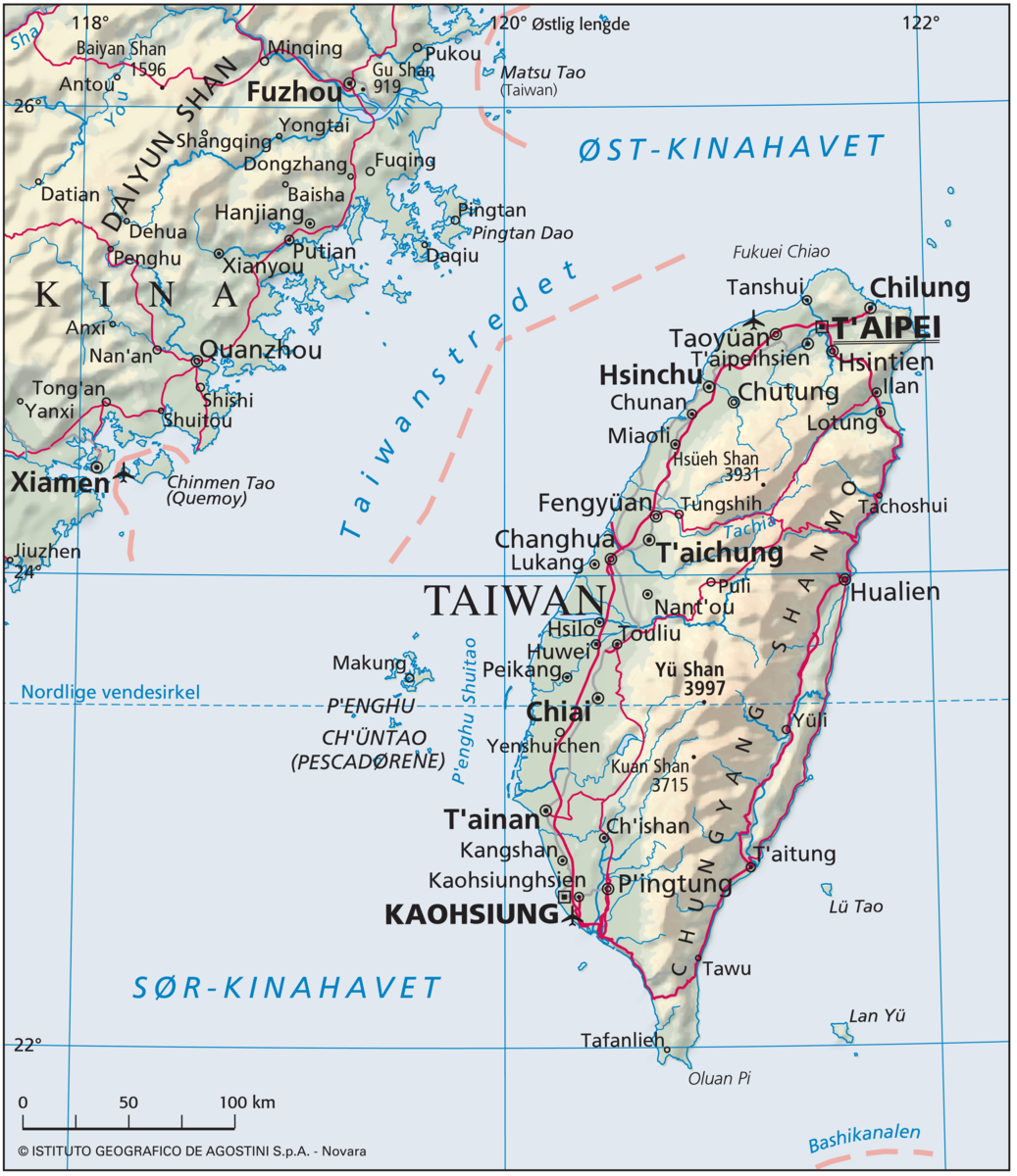 Taiwan (Hovedkart)