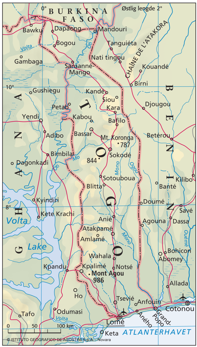 Togo (Hovedkart)
