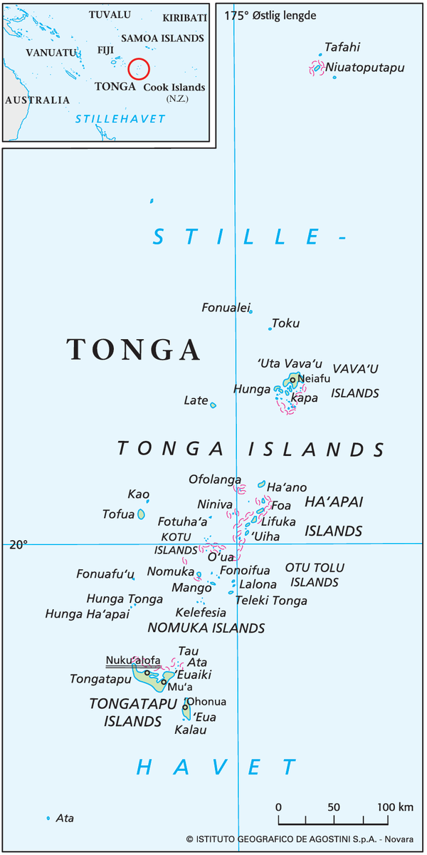 Tonga (Hovedkart)