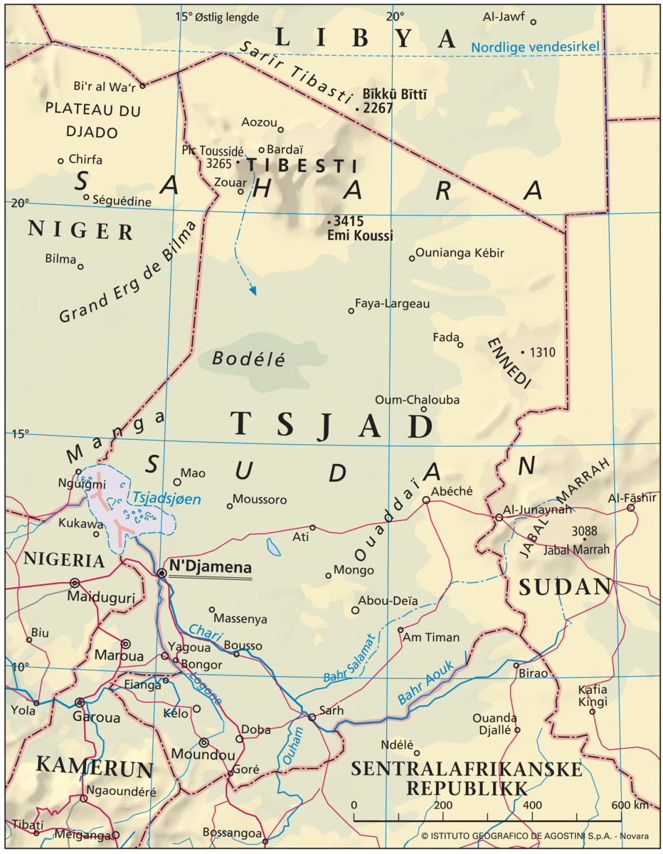 Tsjad (Hovedkart)