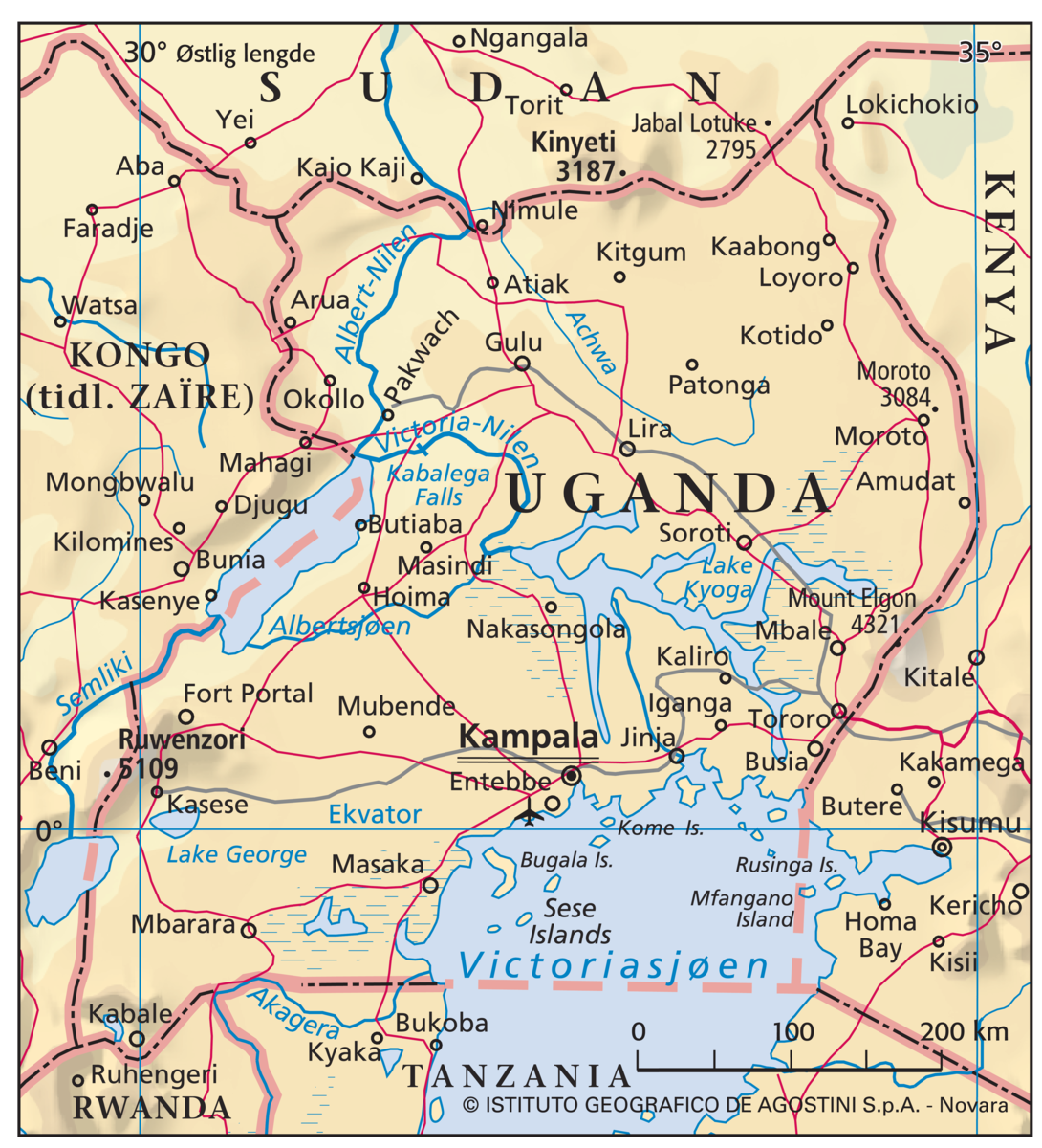 Uganda (Hovedkart)