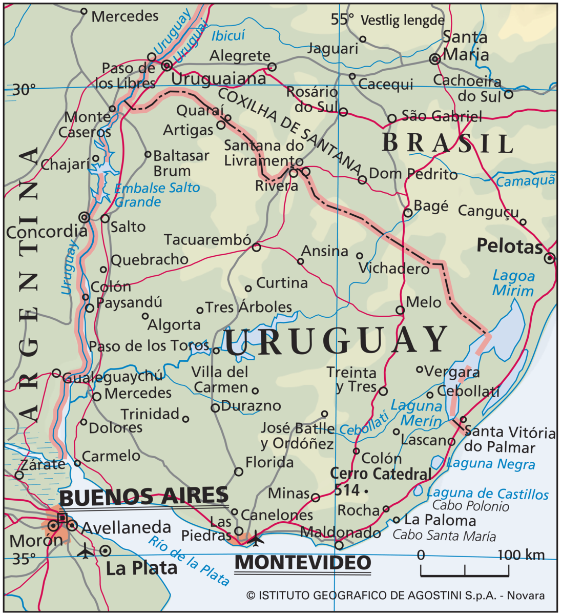 Uruguay (Hovedkart)