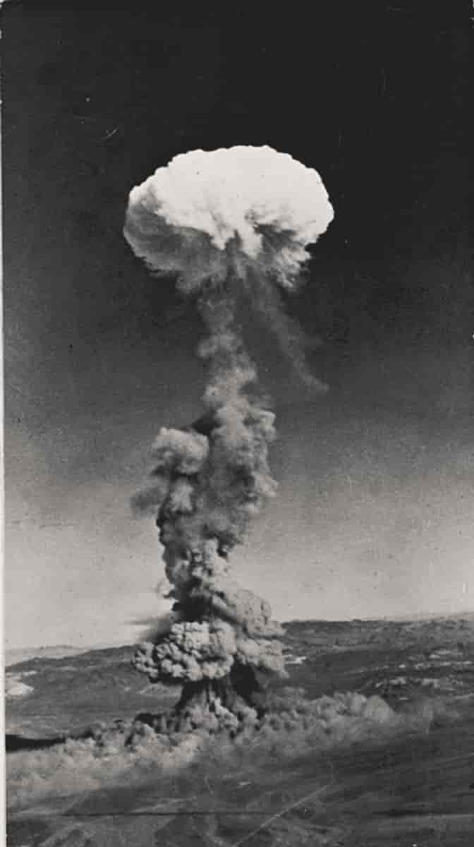 USA, atomsprengning i Nevada