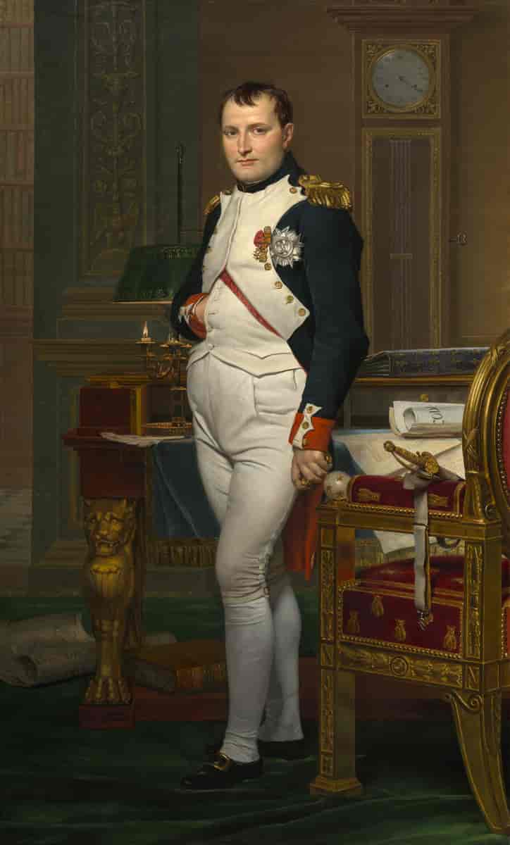Napoleon på sitt kontor i Tuileries