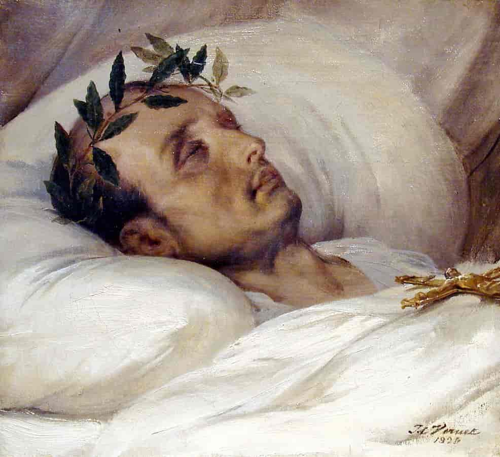 Napoleon på sitt dødsleie
