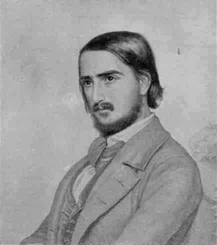 Kobberstikk etter et bilde Conrad Hitz (1798–1866)