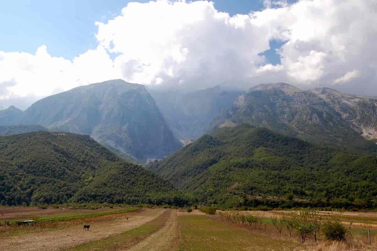 Fjell i Albania