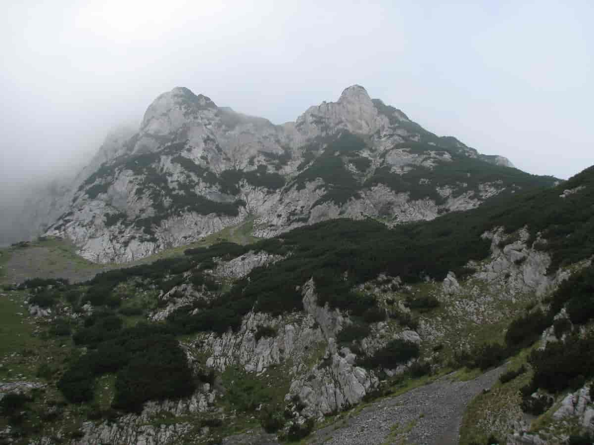 Landets høyeste fjell Maglić, 2386 moh.