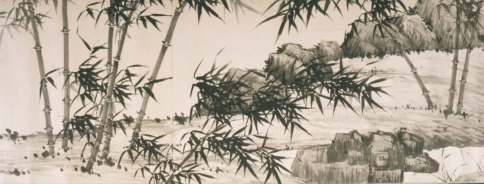 Bambus i regn, ca 1460