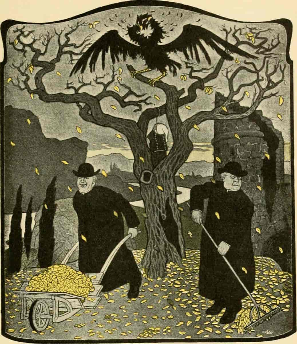 Illustrasjonen Österreichische Herbststimmung av Th.Th. Heine (1899)