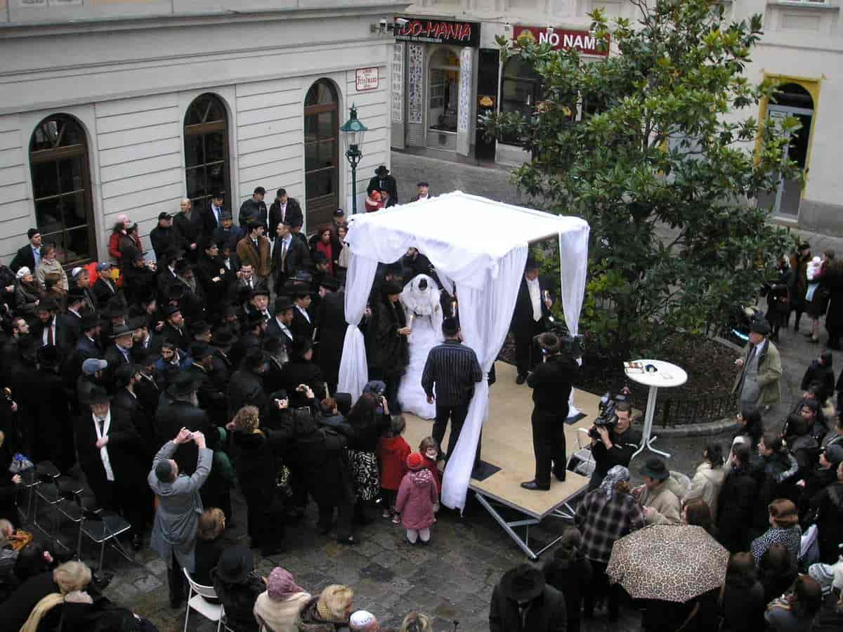 Jødisk bryllup i Wien