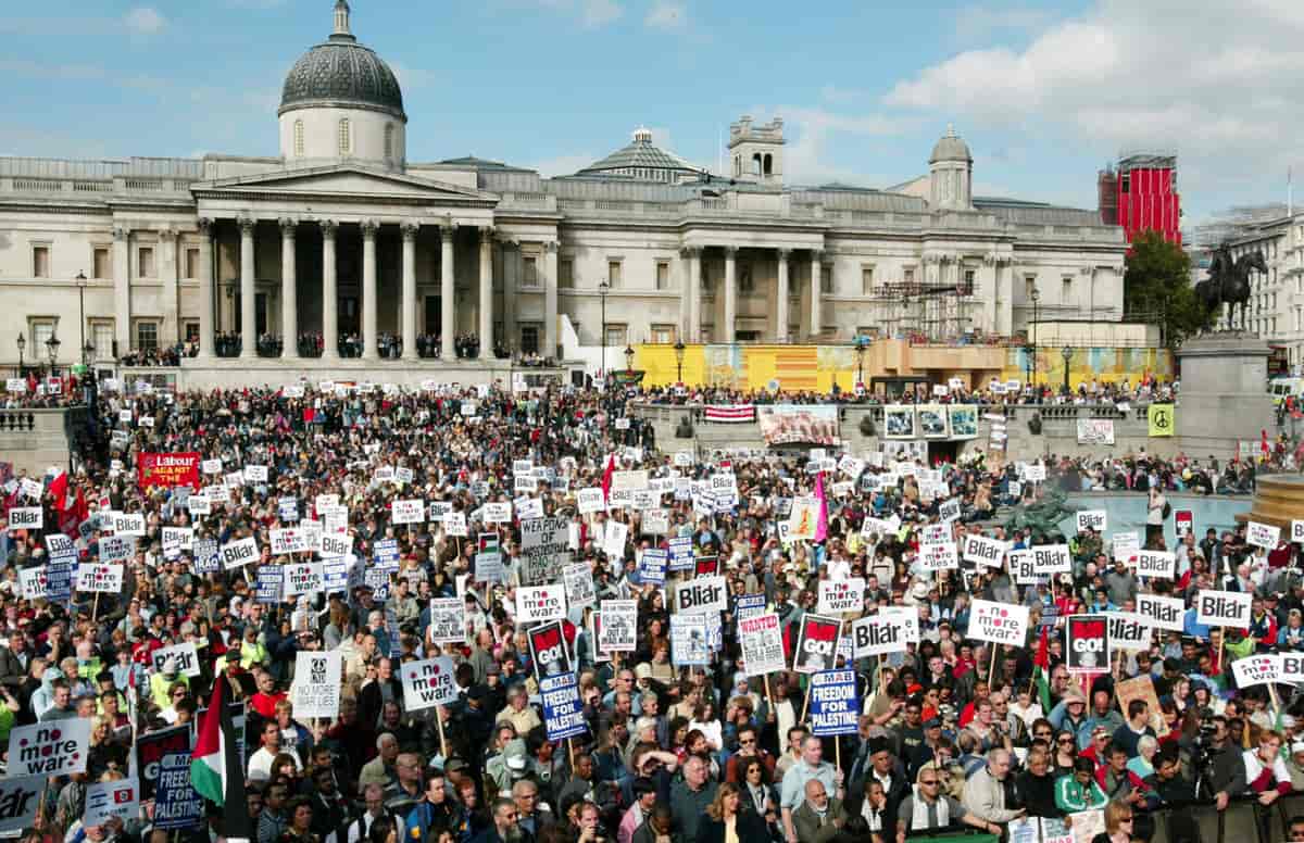 Demonstrasjon mot Irak-krigen
