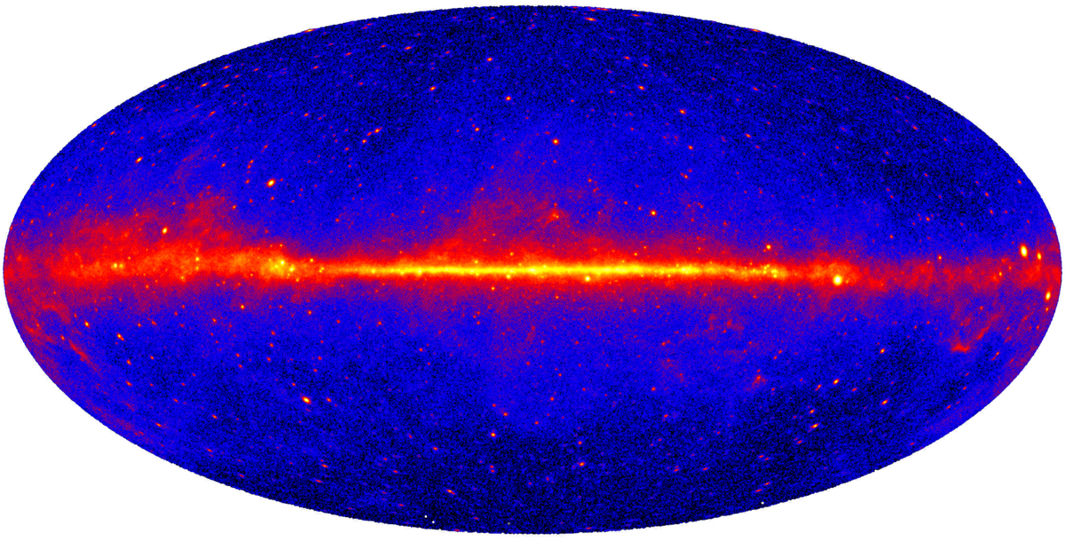 Melkeveien sett i gammabølgelengder