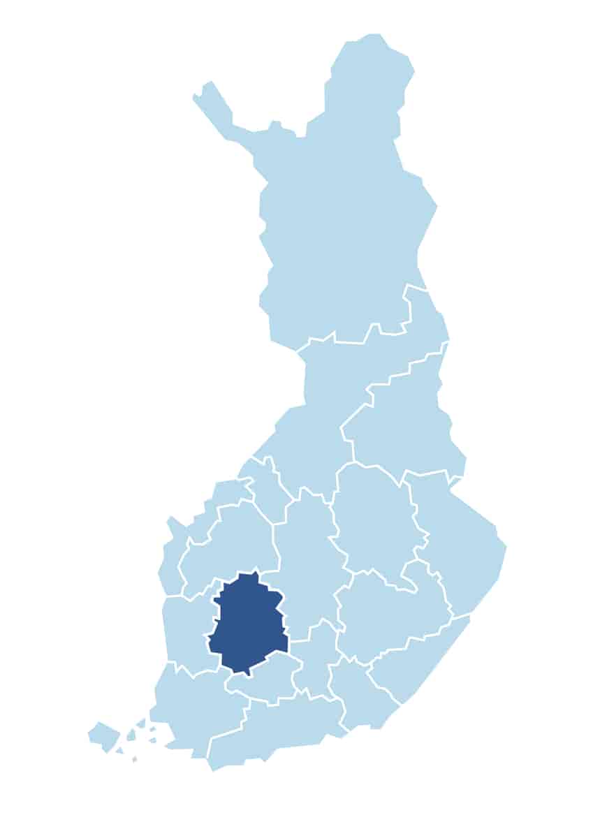 Det finske landskapet Birkaland