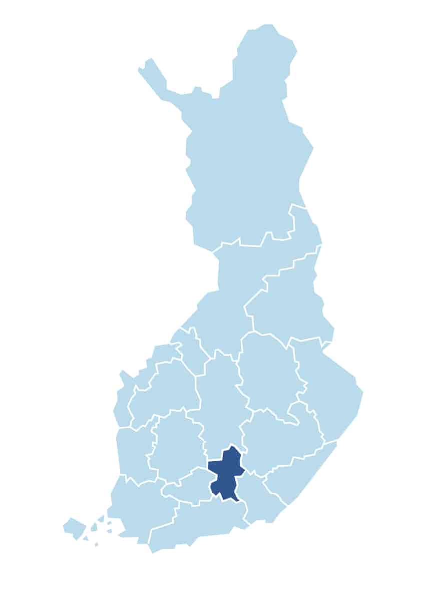 Det finske landskapet Päijänne-Tavastland