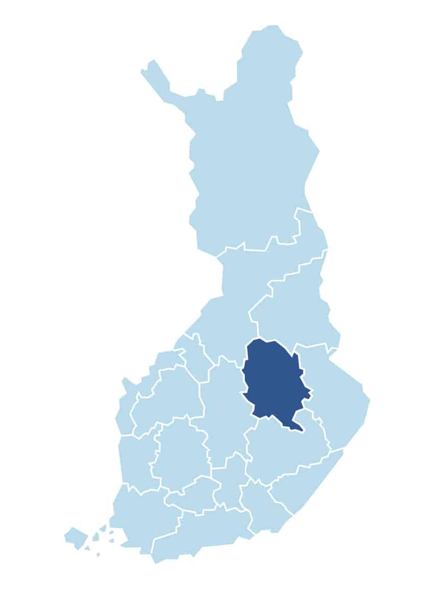 Det finske landskapet Norra Savolax