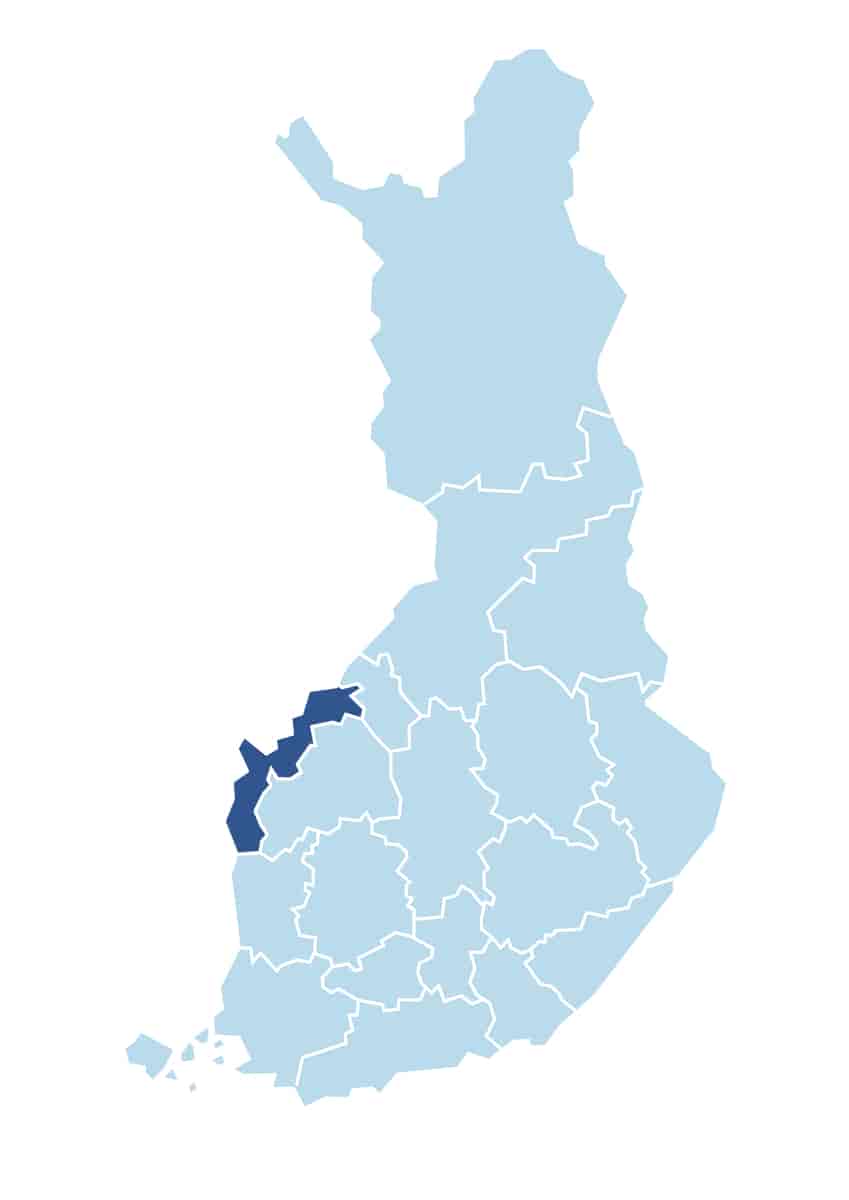 Det finske landskapet Österbotten