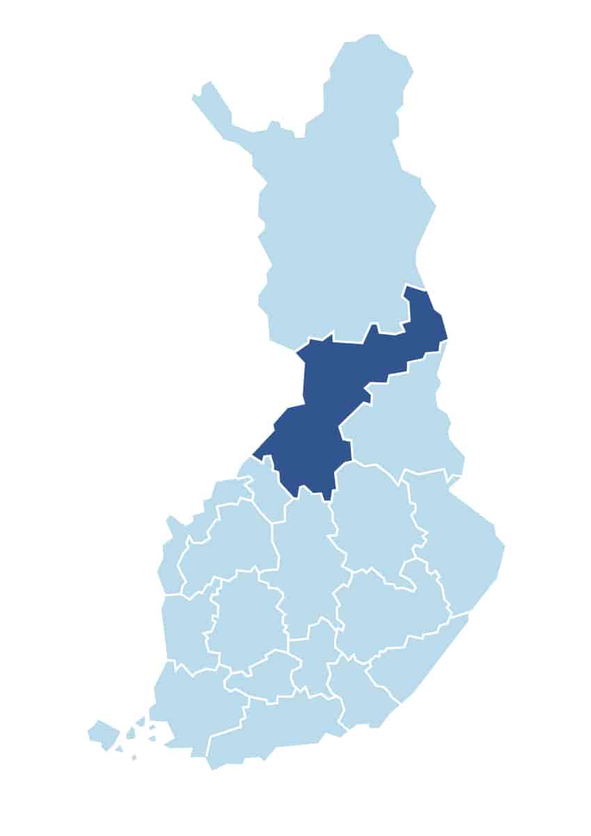 Det finske landskapet Norra Österbotten