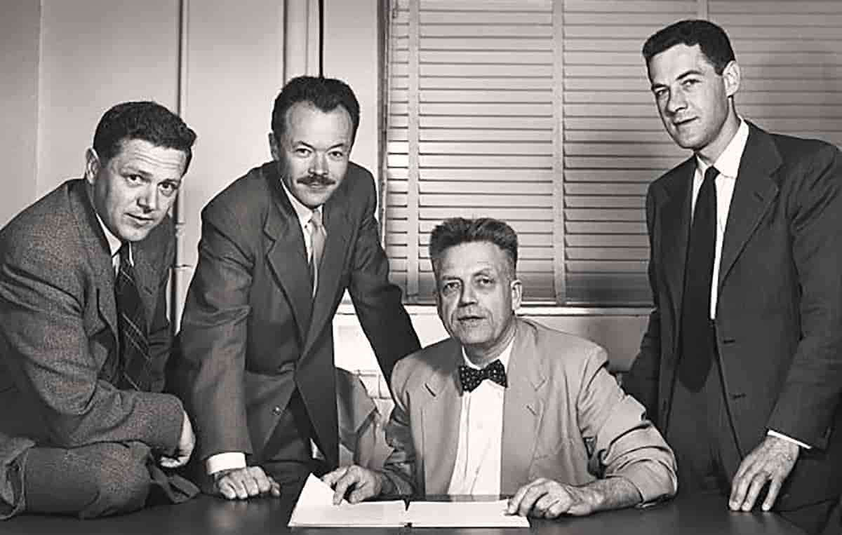 Wardell B. Pomeroy, Paul H. Gebhard, Alfred C. Kinsey og Clyde E. Martin