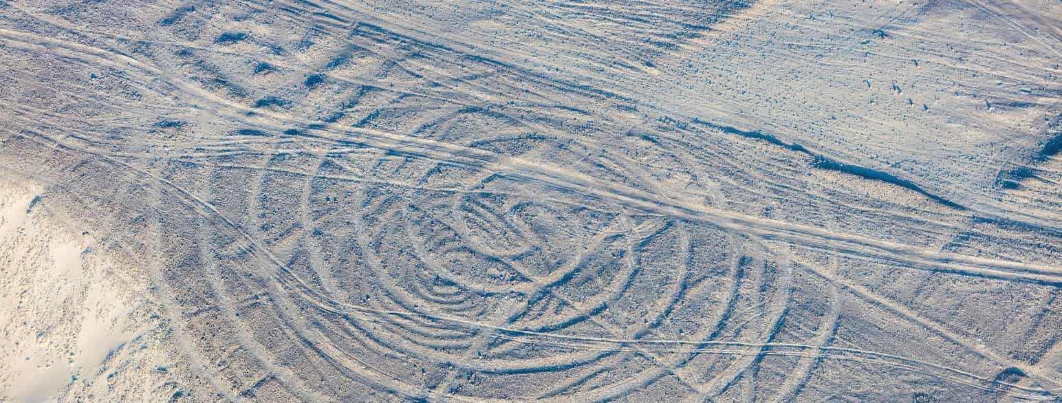 "Spiralen", en av geoglyfene blant Nazca-linjene.