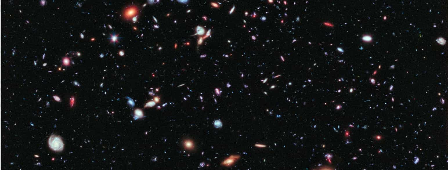 Utsnitt av Hubble Deep Field