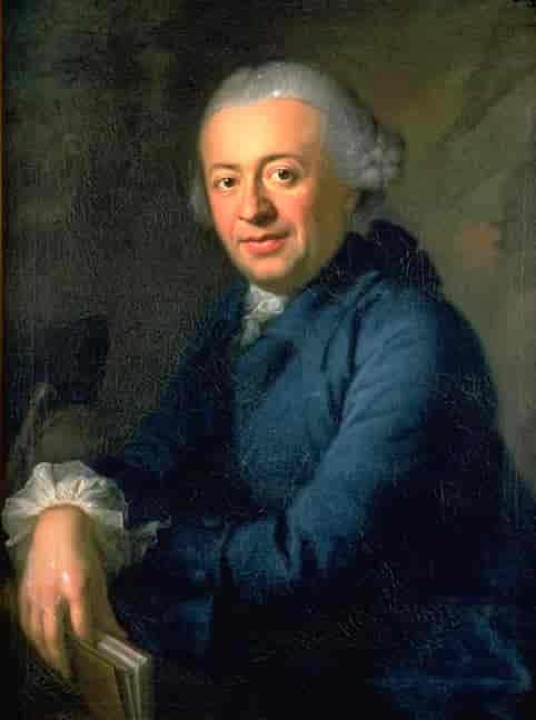 Salomon Gessner malt av Anton Graff (1765/1766)