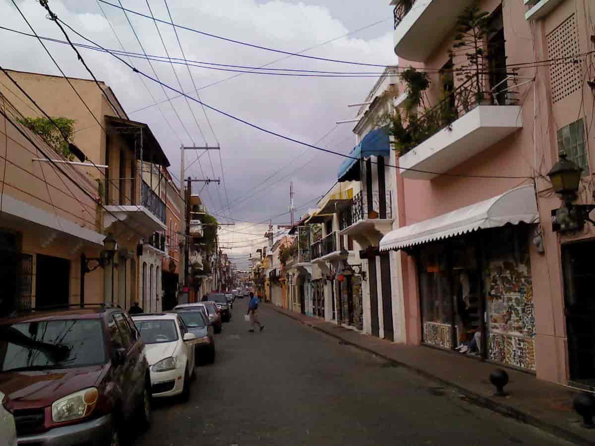 bygater i Santo Domingo