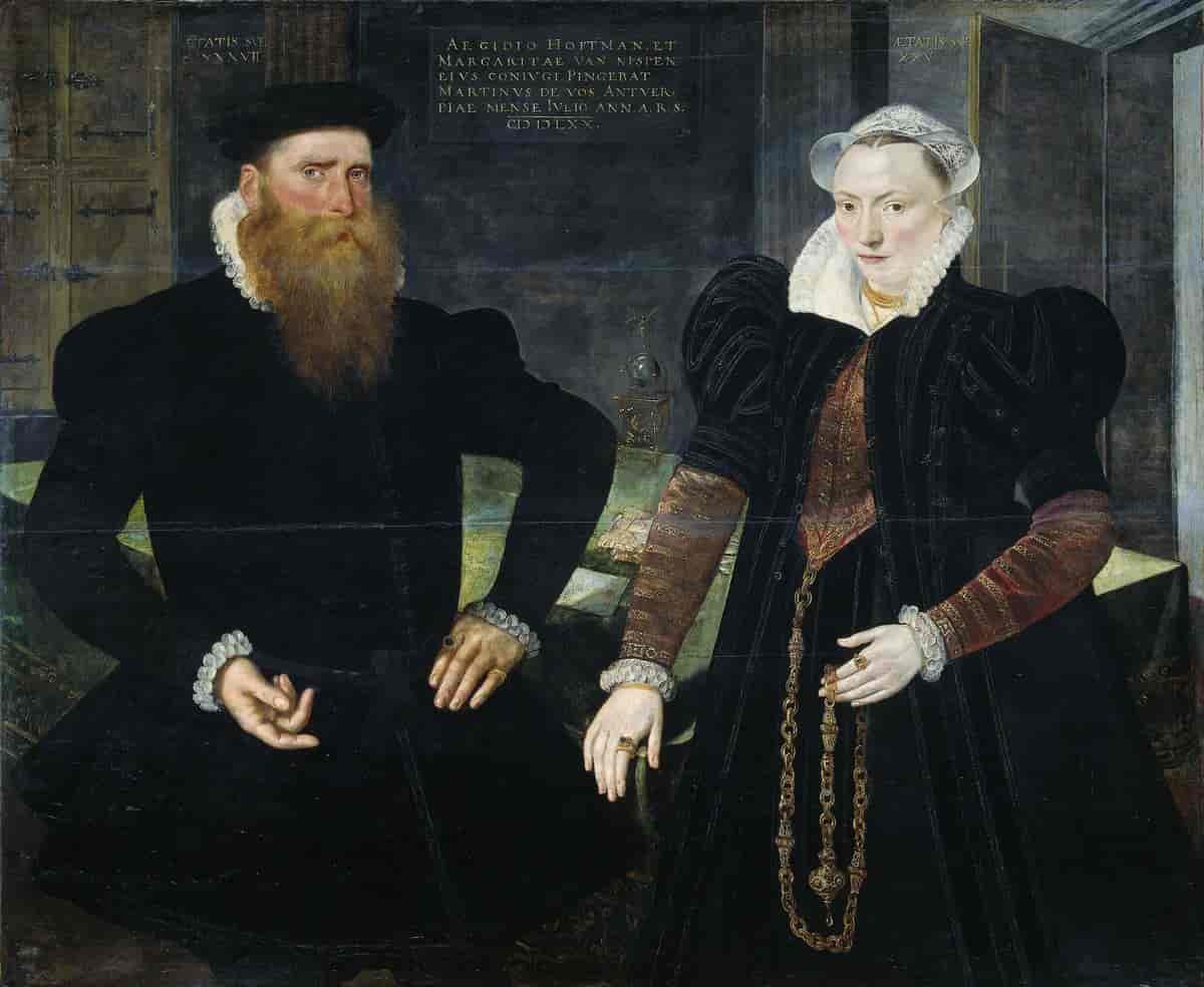 Portrett av Gillis Hooftman og hans kone Margaretha van Nispen