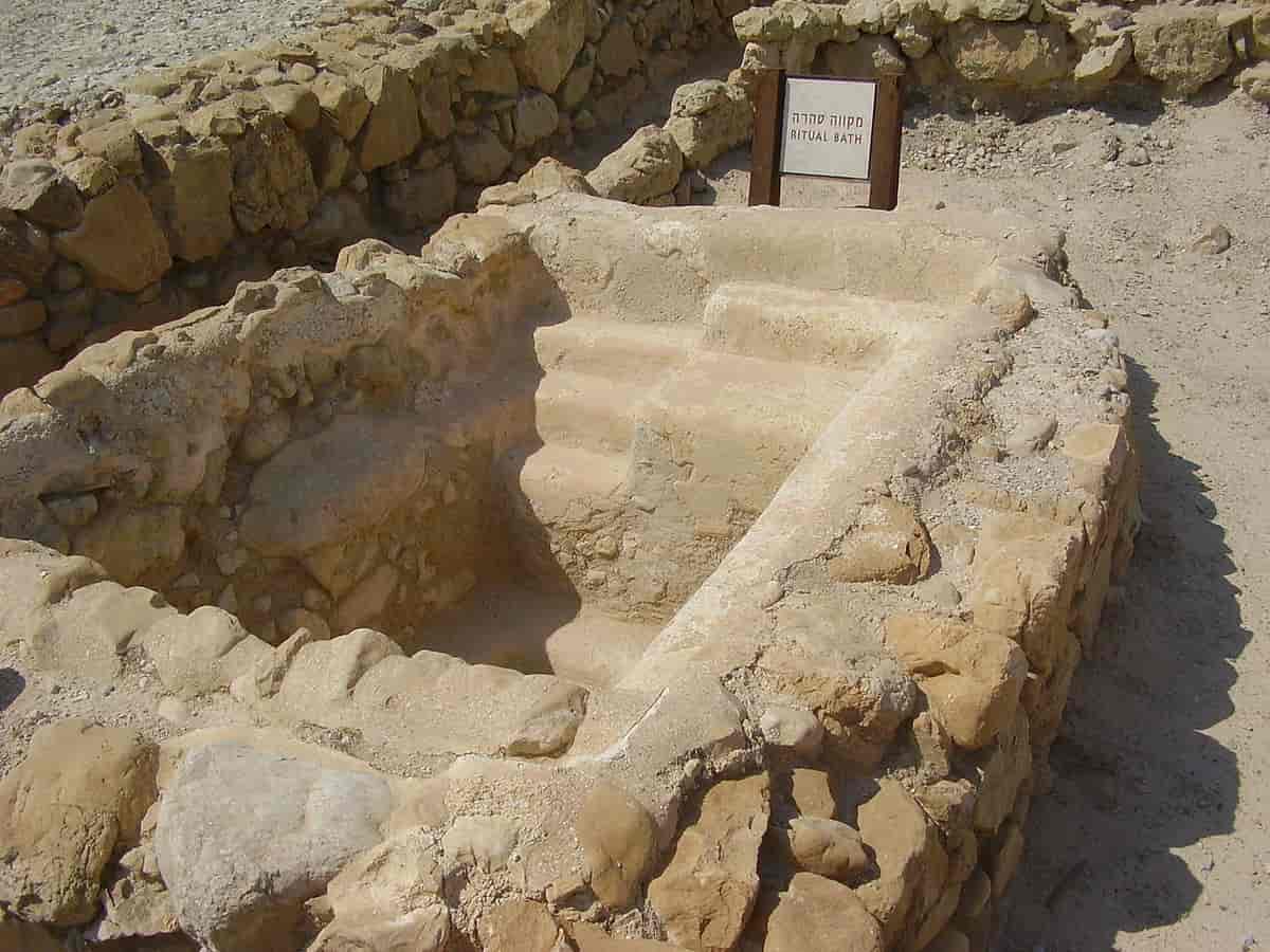 Mikve, rituelt bad i Qumran