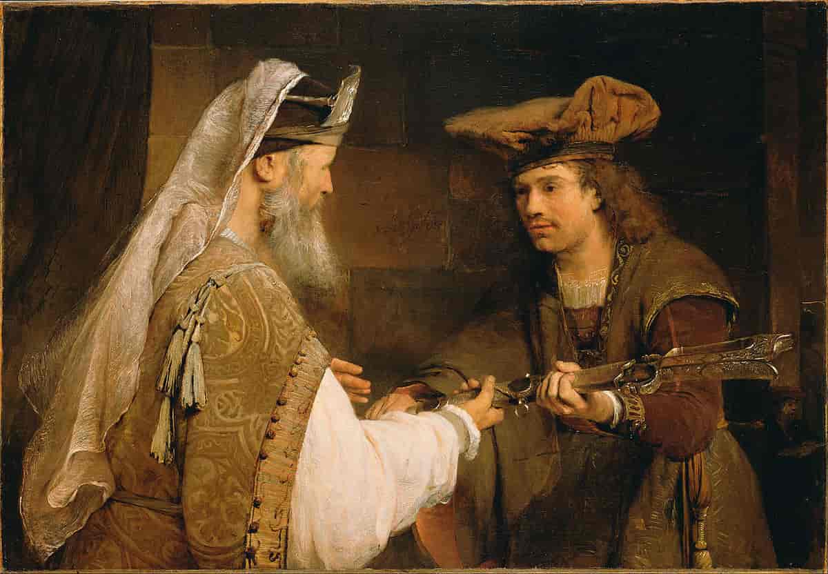 Ahimelech Giving the Sword of Goliath to David (Ca 1680)