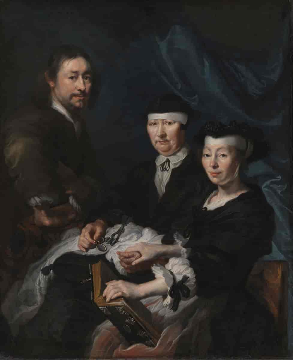 Kunstneren med sin familie
